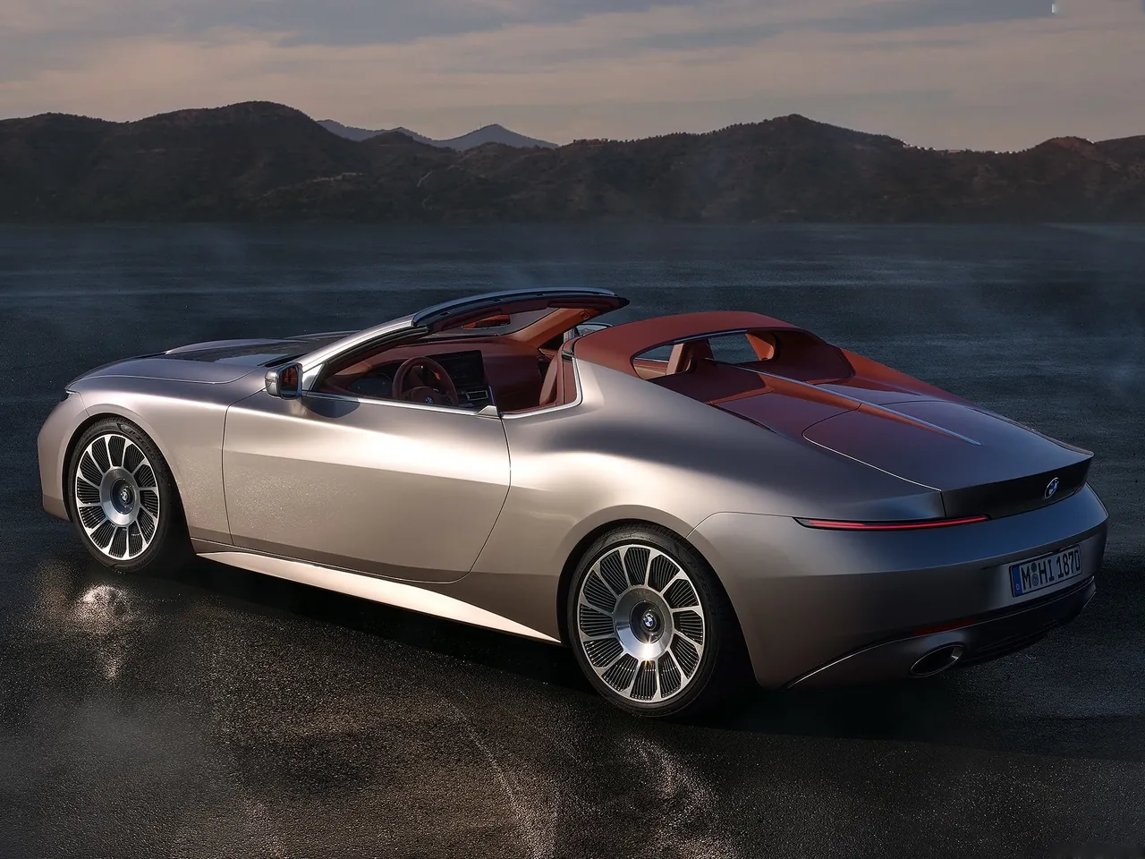 BMW Skytop (2025) – zadní tříčtvrteční pohled