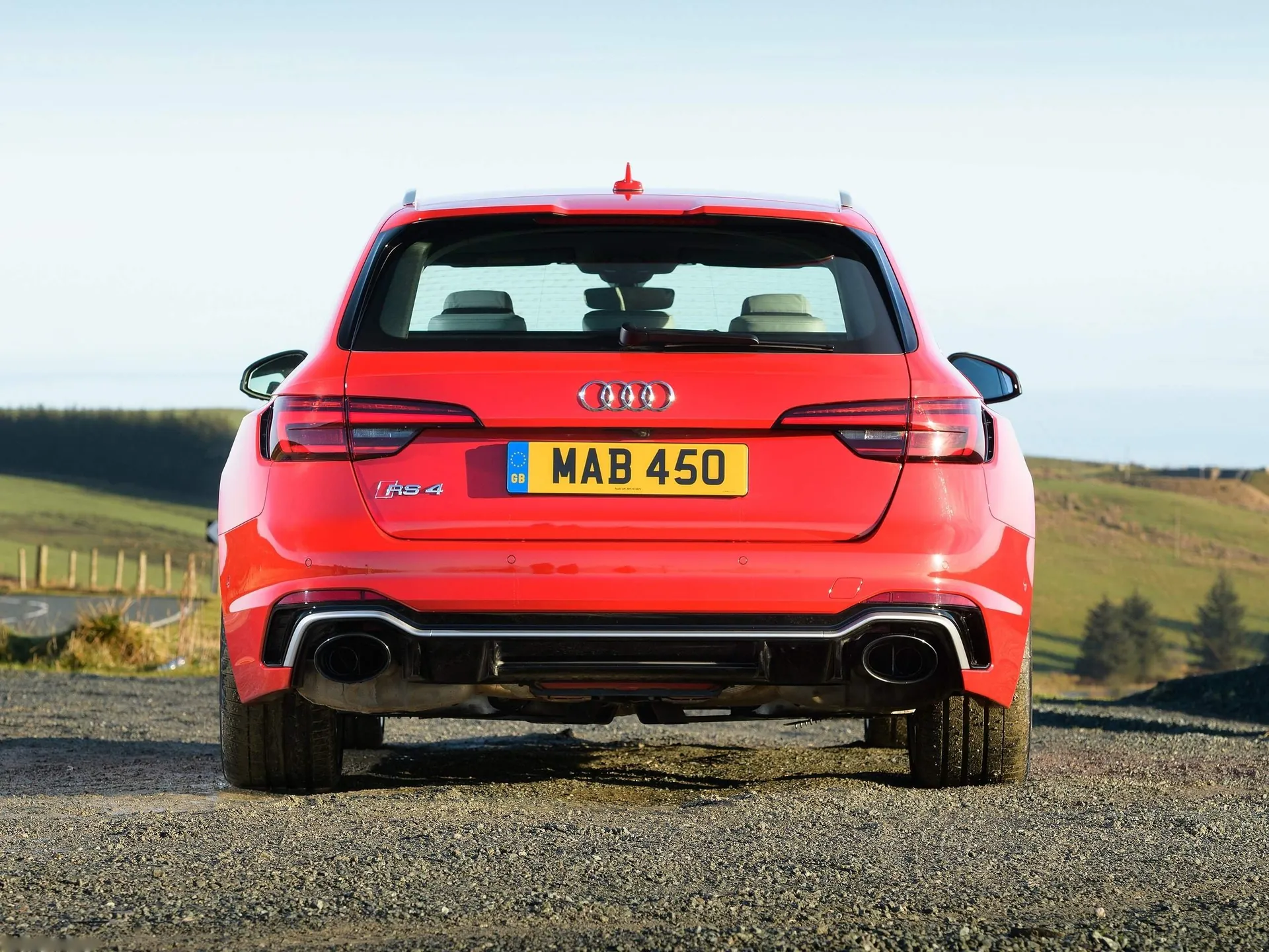 Audi RS4 Avant (2018) – zezadu
