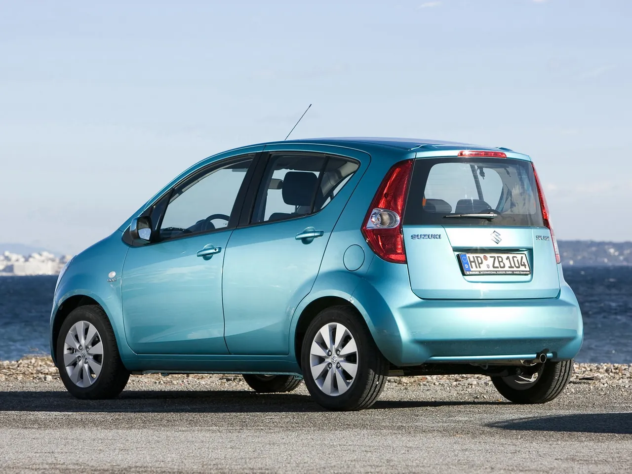Suzuki Splash (2008) – zadní tříčtvrteční pohled