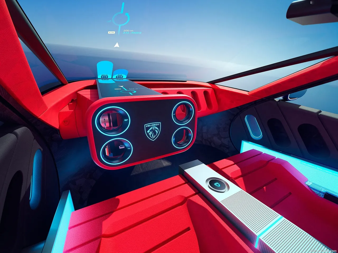Peugeot Polygon Concept (2025) – interiér