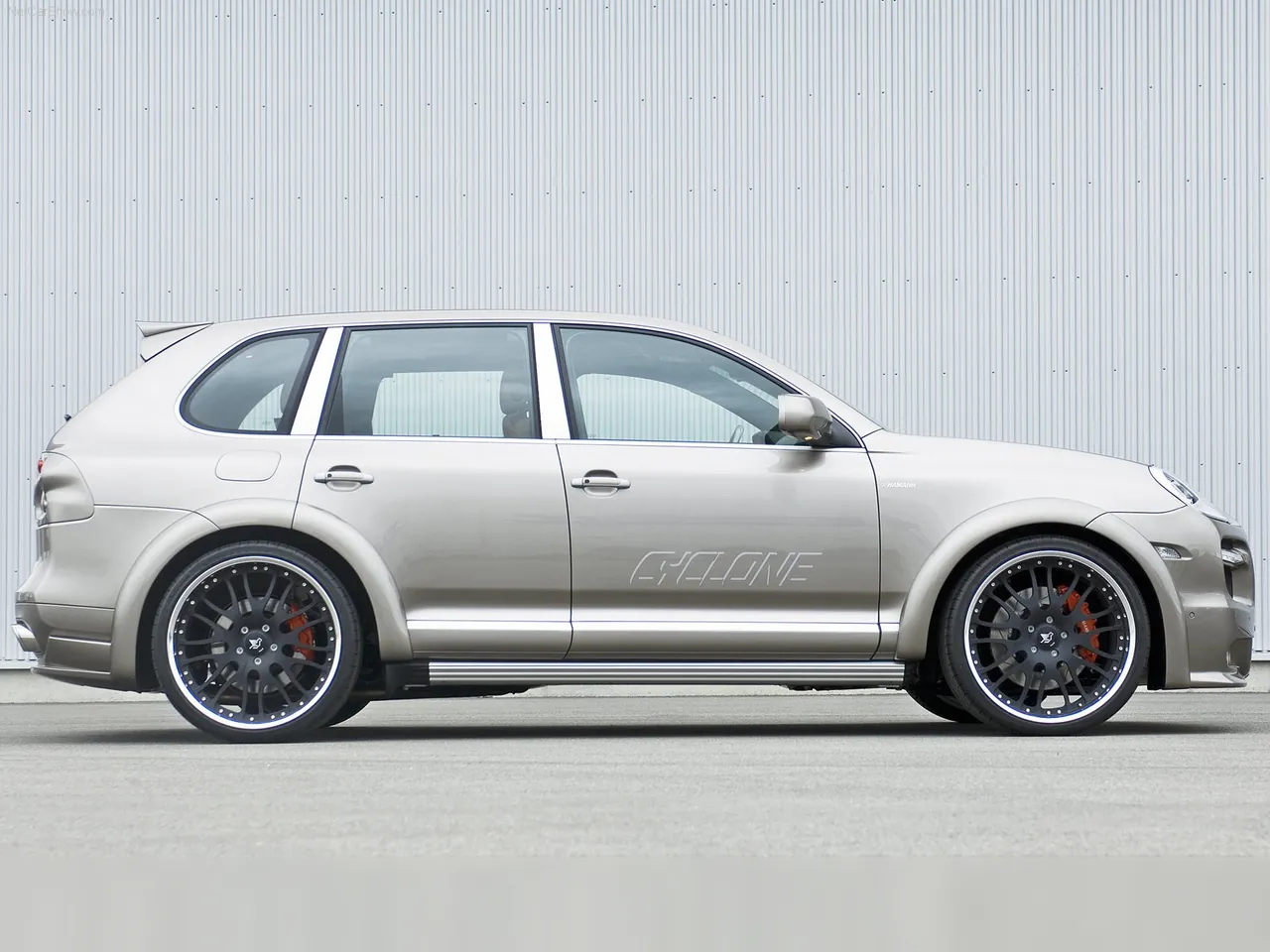 Hamann Porsche Cayenne Cyclone (2007) – boční profil