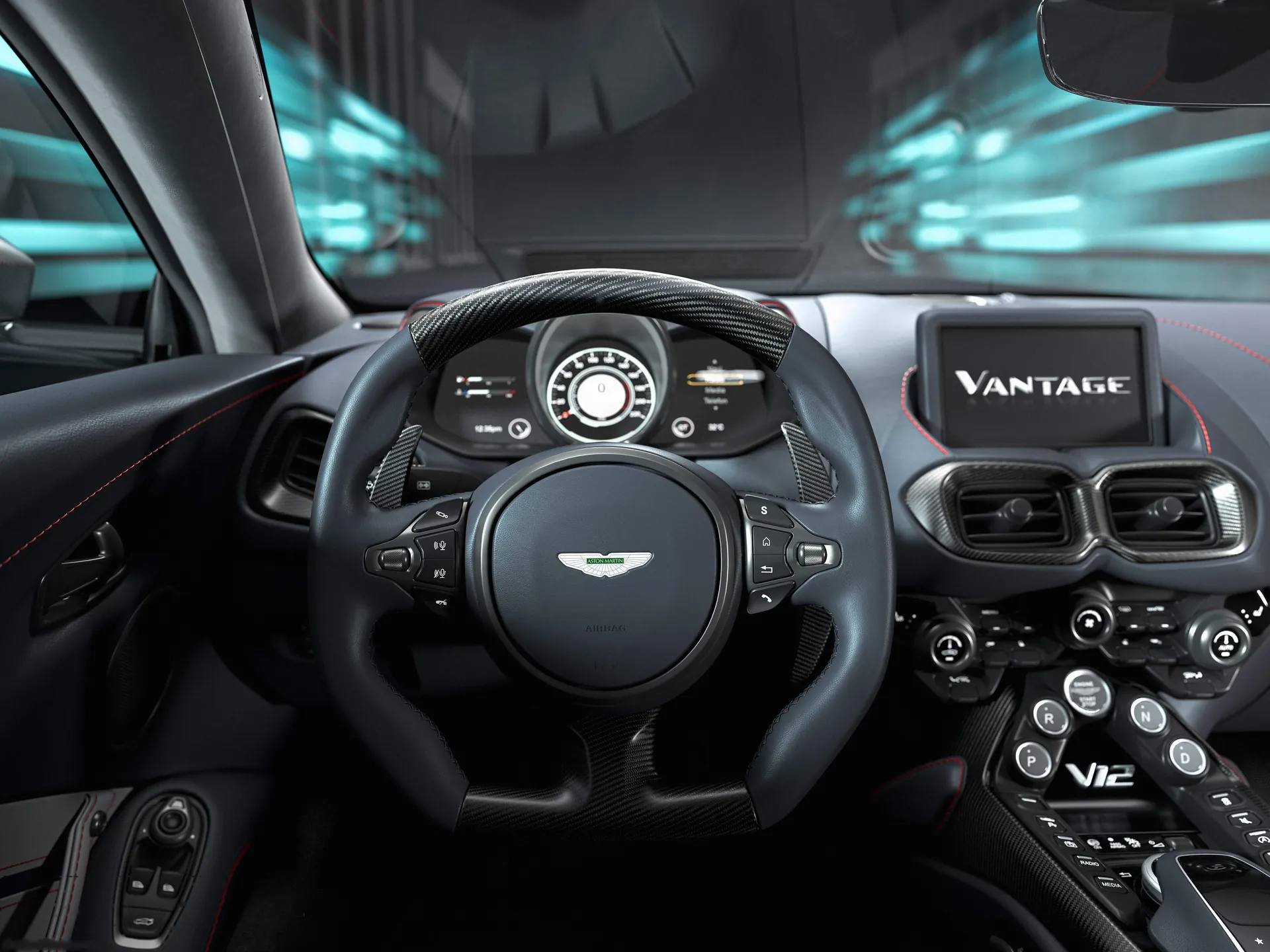 Aston Martin V12 Vantage (2023) – interiér