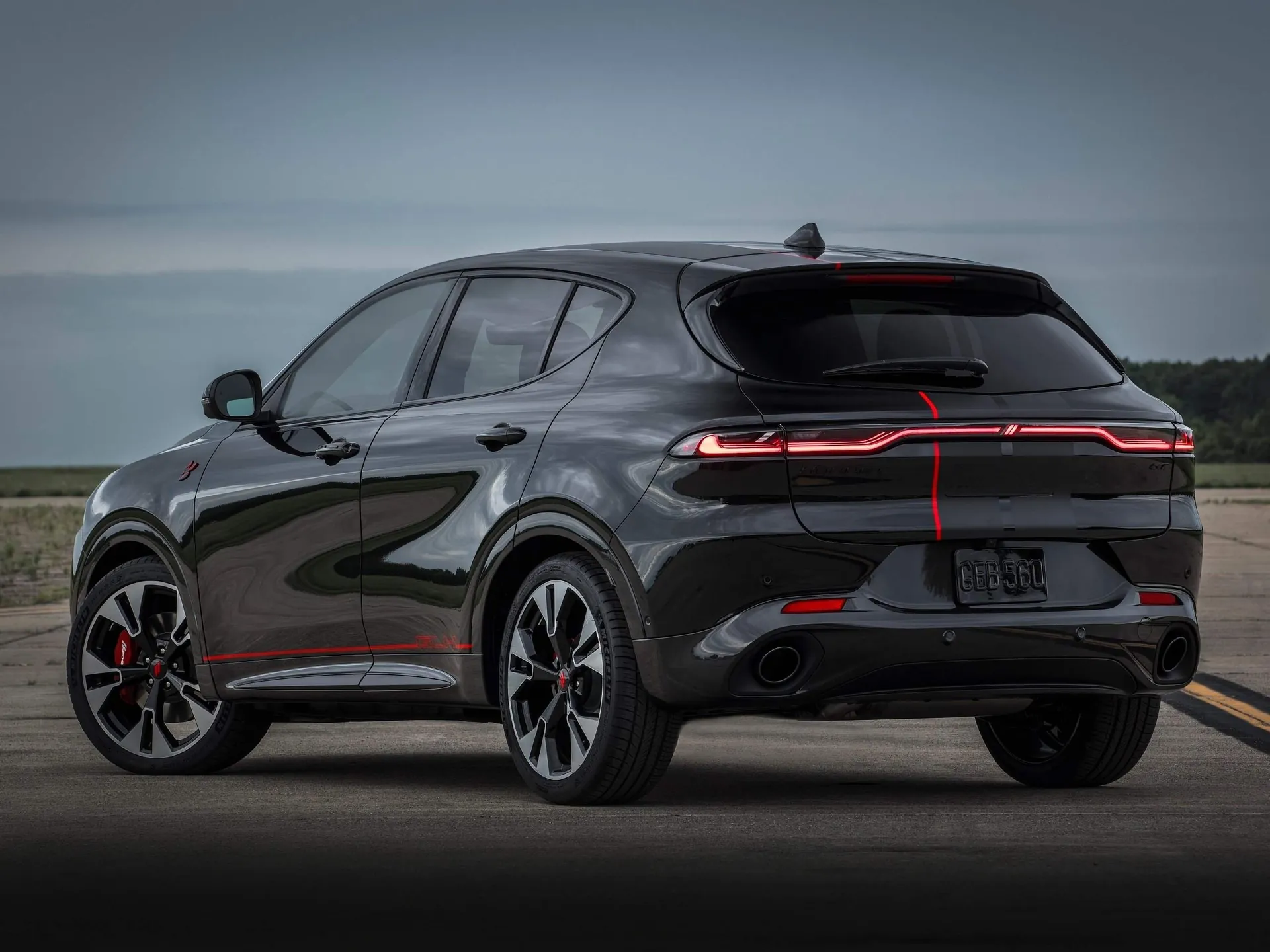 Dodge Hornet GT GLH Concept (2022) – zadní tříčtvrteční pohled