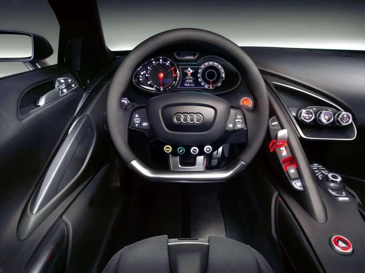 Audi Le Mans quattro Concept (2003) – interiér