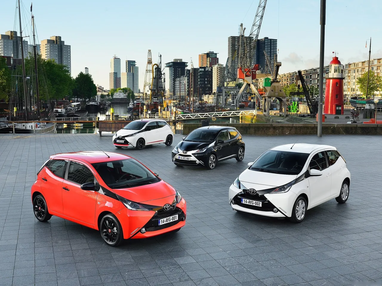 Toyota Aygo (2015) – skupinový snímek