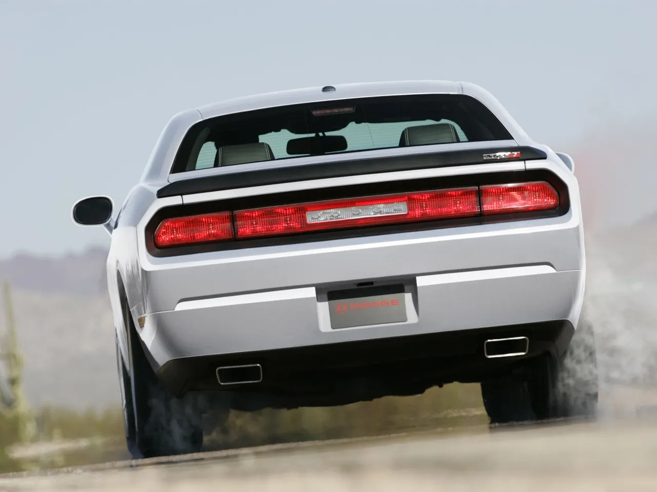 Dodge Challenger SRT8 Silver (2009) - Rear
