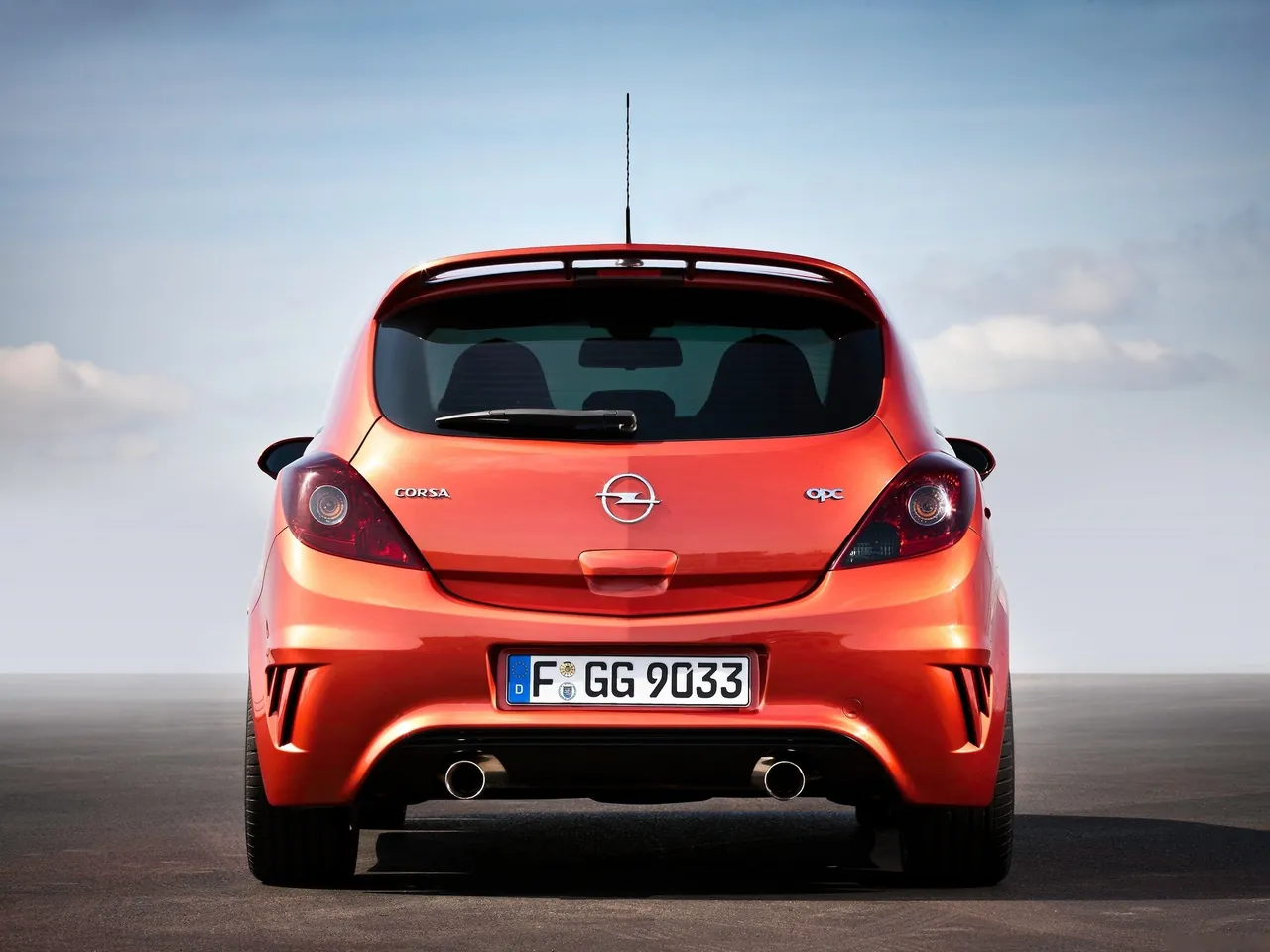 Opel Corsa OPC Nurburgring Edition (2011) – zezadu