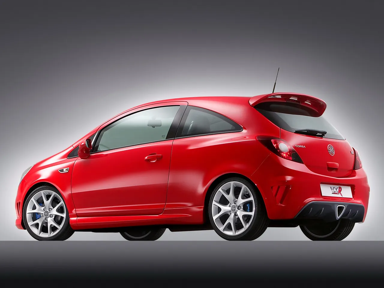Vauxhall Corsa VXR (2008) – zadní tříčtvrteční pohled