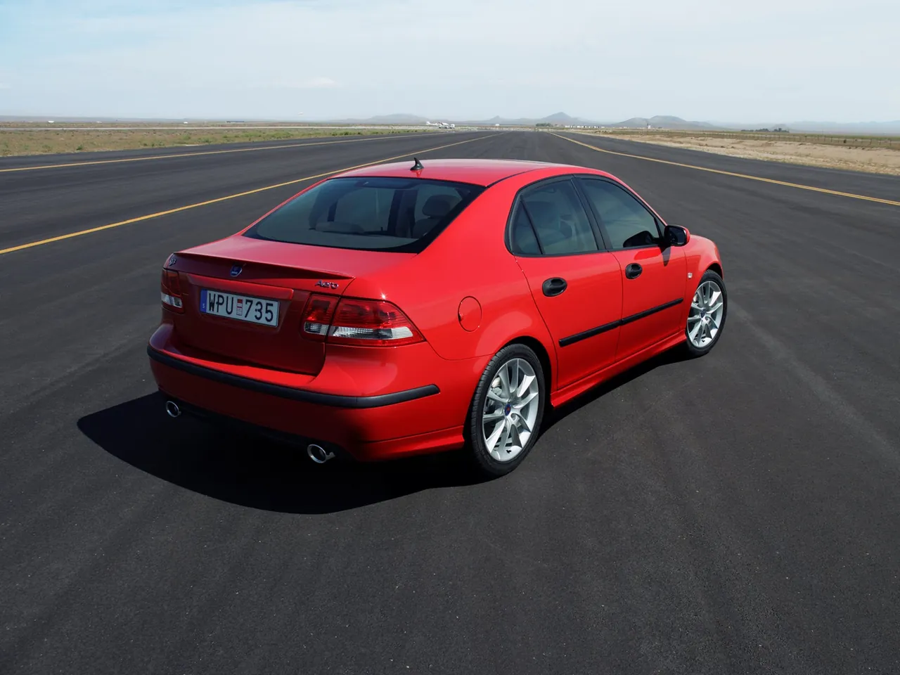 Saab 9-3 SportSedan Aero (2006) - Rear Three-Quarter