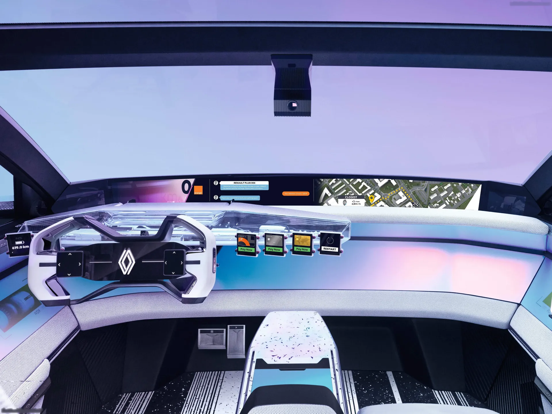 Renault H1st Vision Concept (2023) – interiér