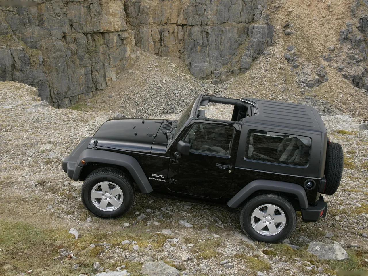 Jeep Wrangler [UK] (2008) - Side Profile