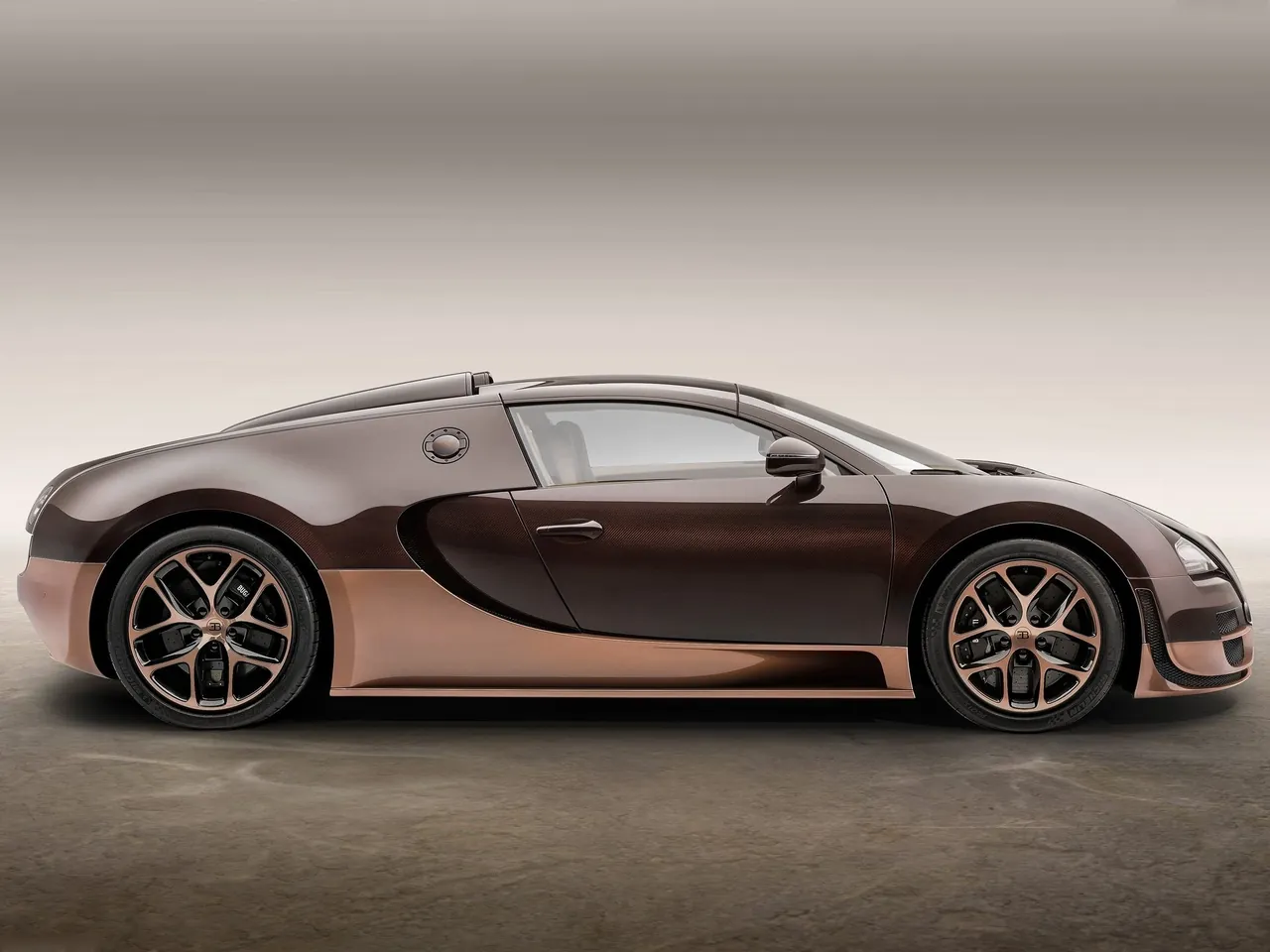 Bugatti Veyron Rembrandt Bugatti (2014) – boční profil