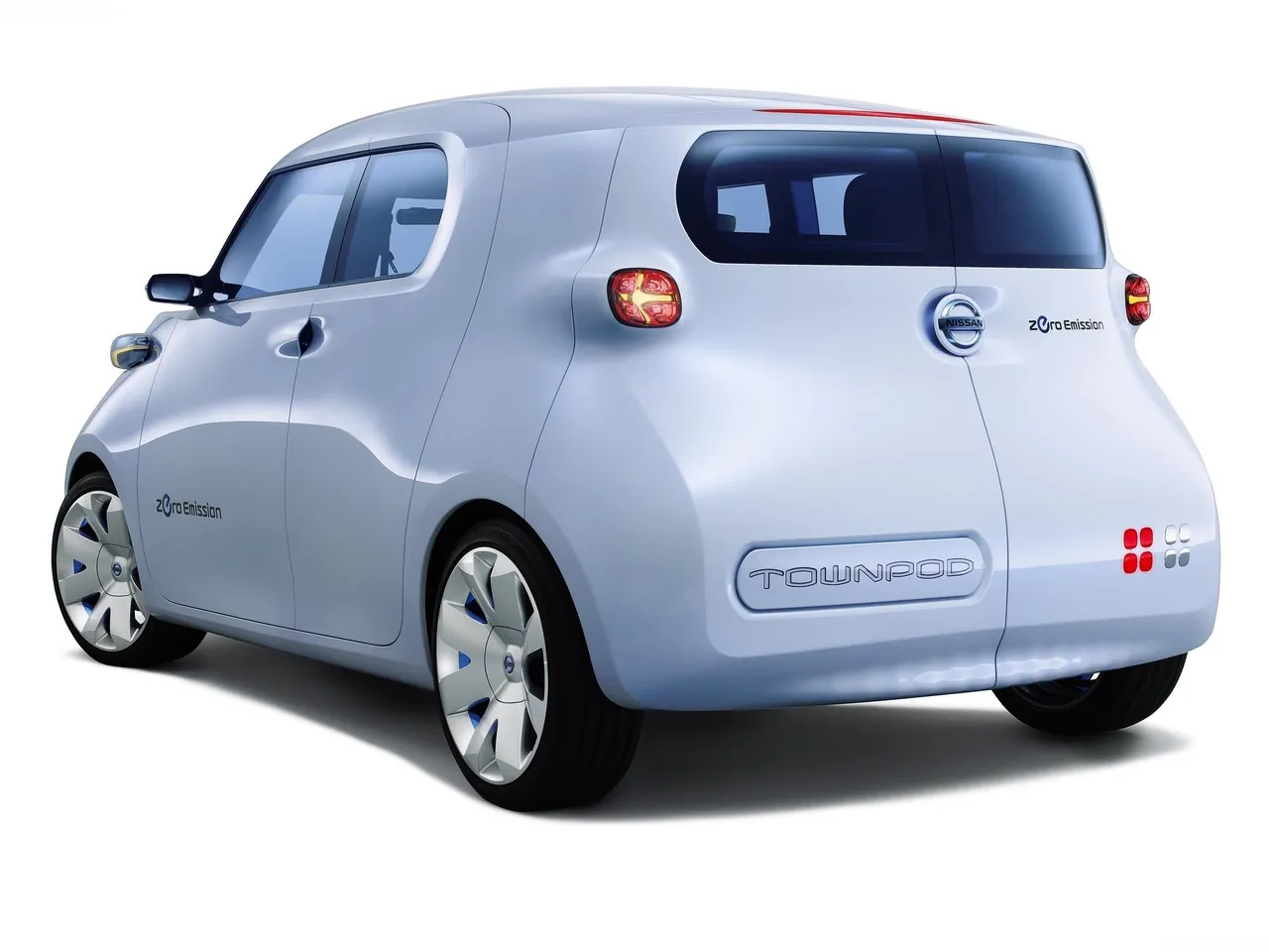 Nissan Townpod Concept (2010) – zadní tříčtvrteční pohled