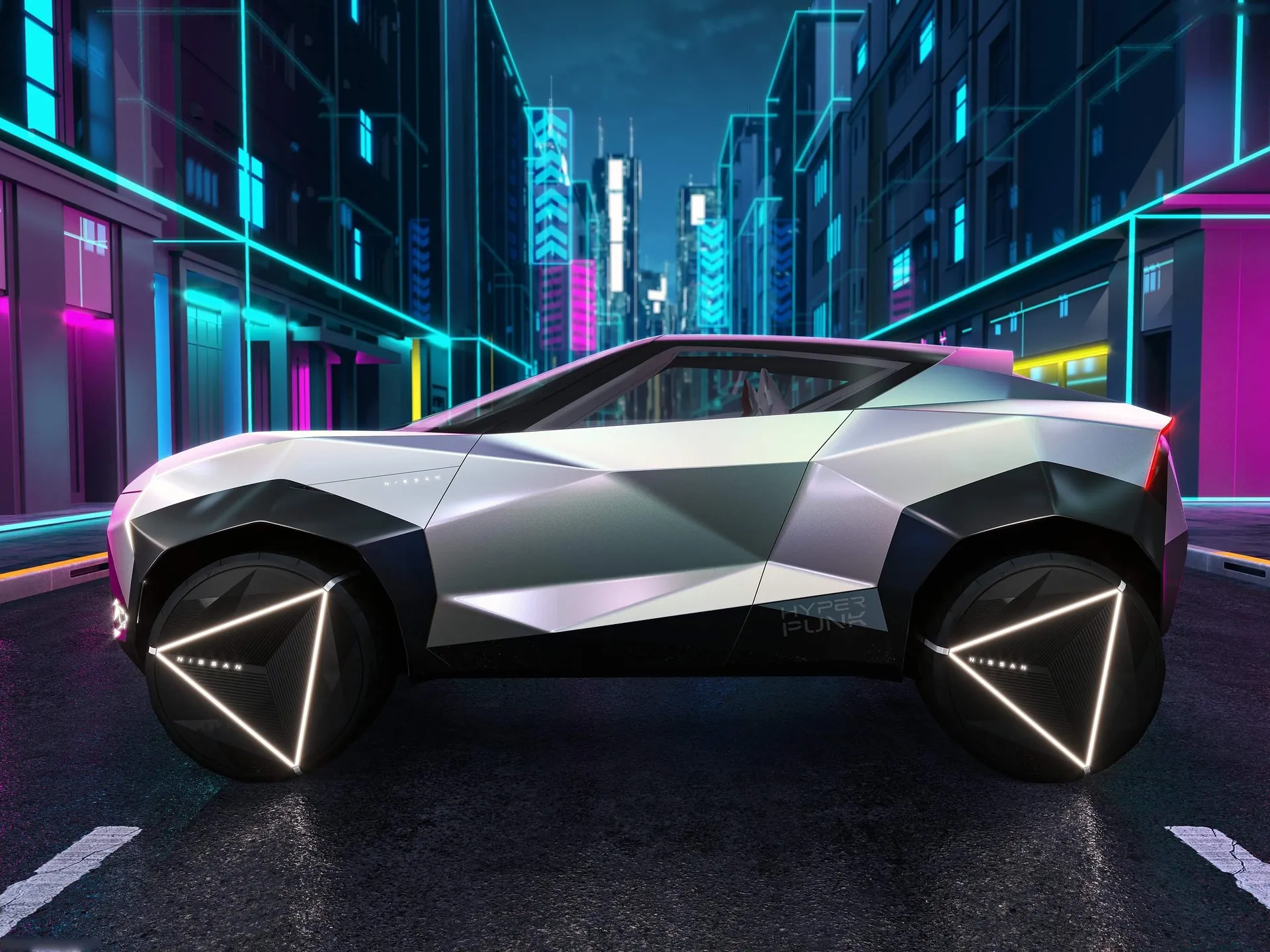 Nissan Hyper Punk Concept (2023) – boční profil