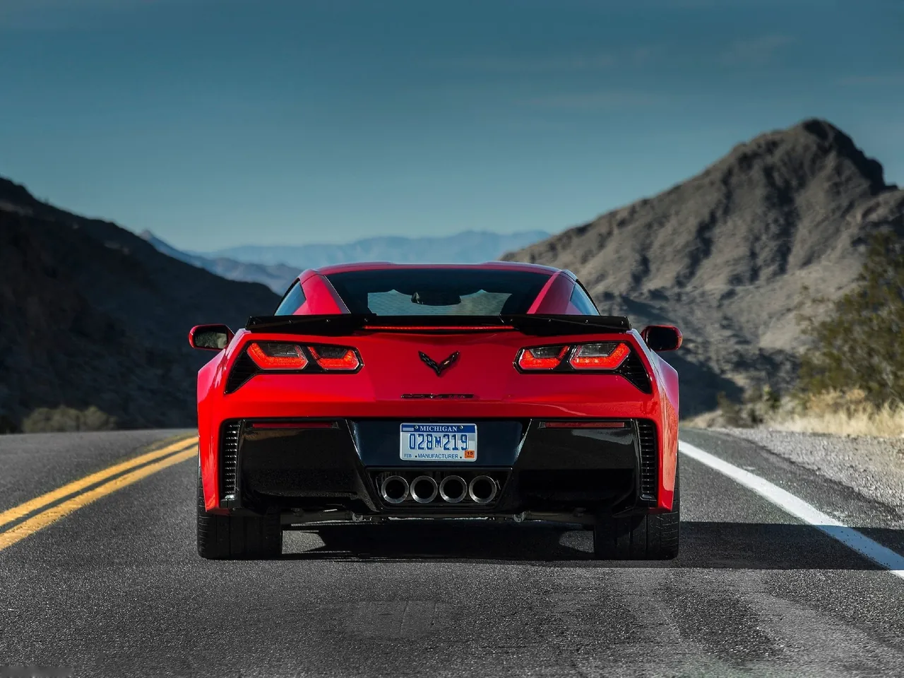 Chevrolet Corvette Z06 (2015) – zezadu