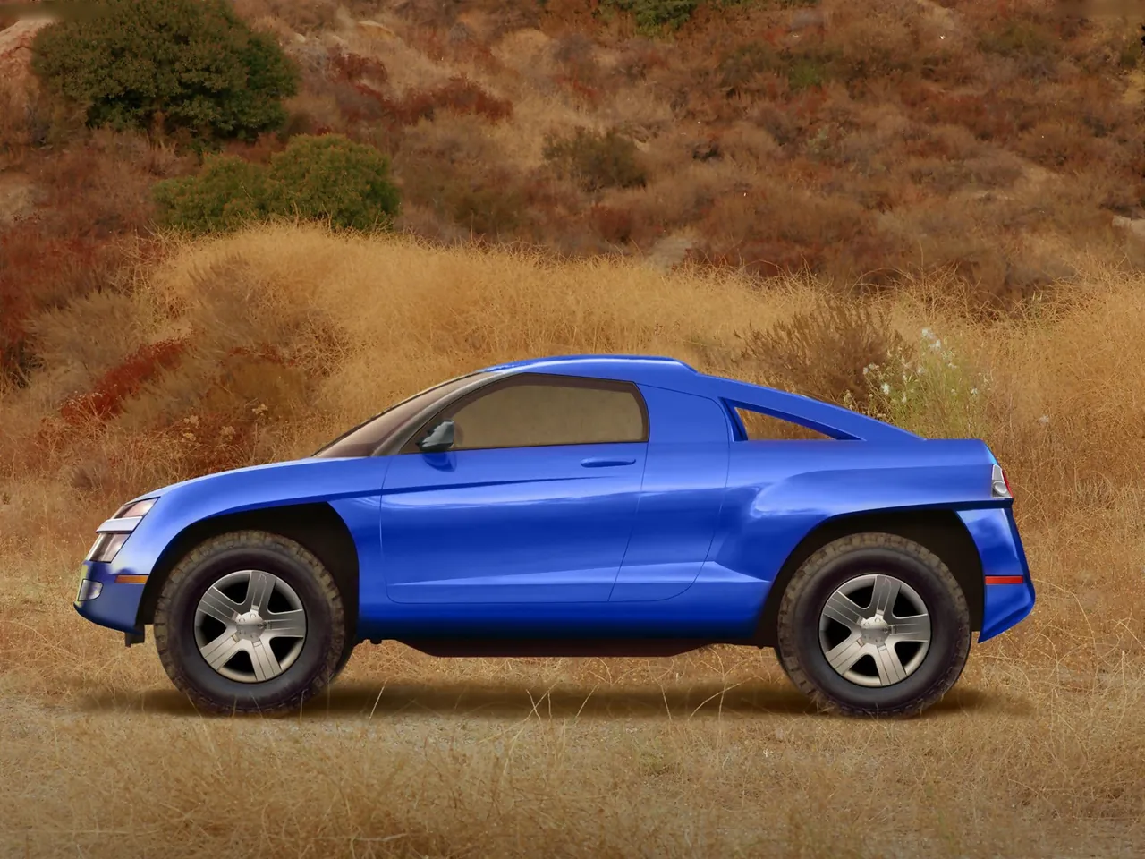 Chevrolet Borrego Concept (2002) – boční profil