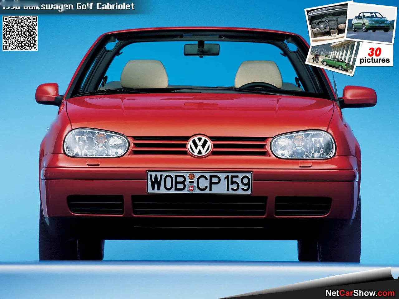Volkswagen Golf Cabriolet (1998) - Front
