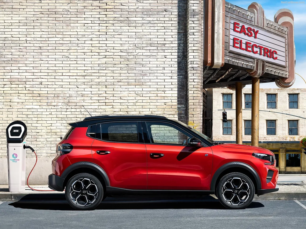 Citroen e-C3 (2024) – boční profil