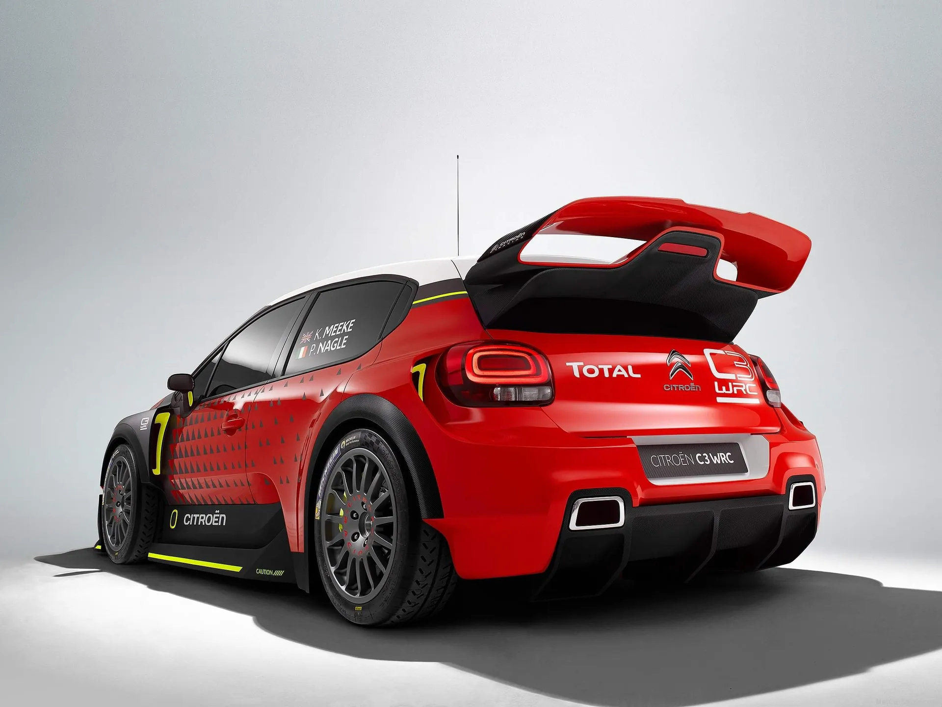 Citroen C3 WRC Concept (2016) – zadní tříčtvrteční pohled