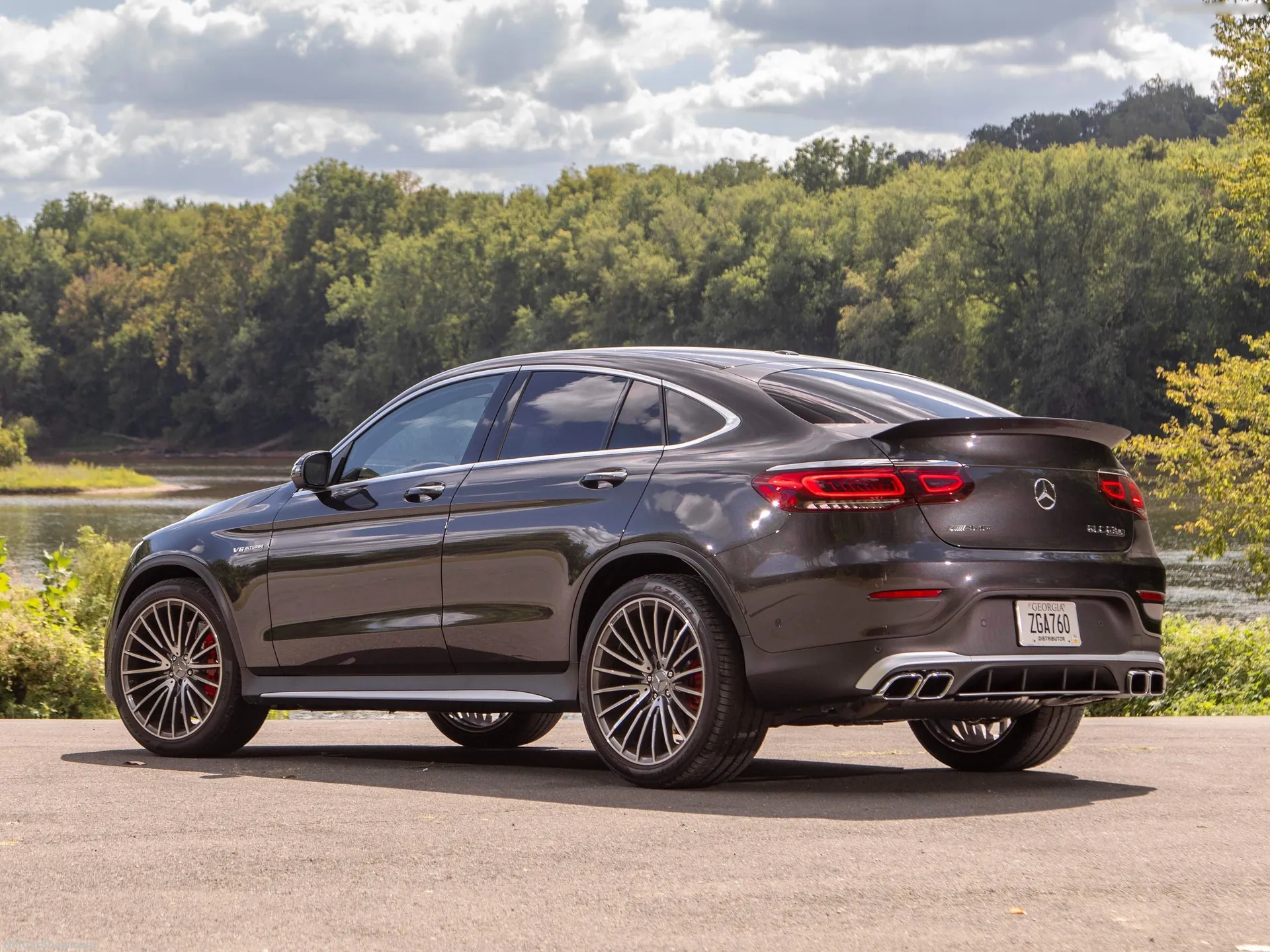 Mercedes-Benz GLC63 S AMG Coupe (2020) - Rear Three-Quarter