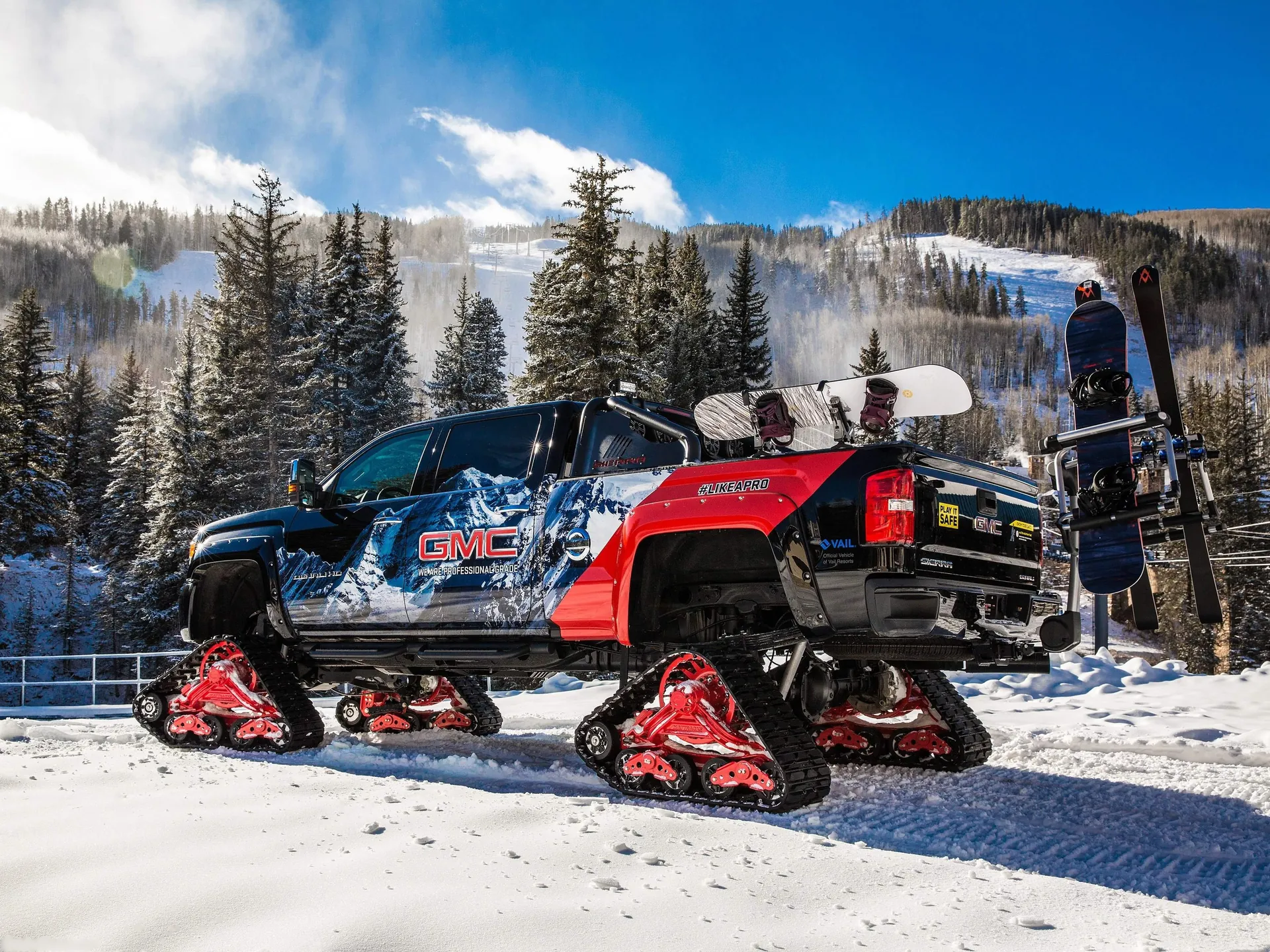 GMC Sierra 2500HD All Mountain Concept (2017) – zadní tříčtvrteční pohled