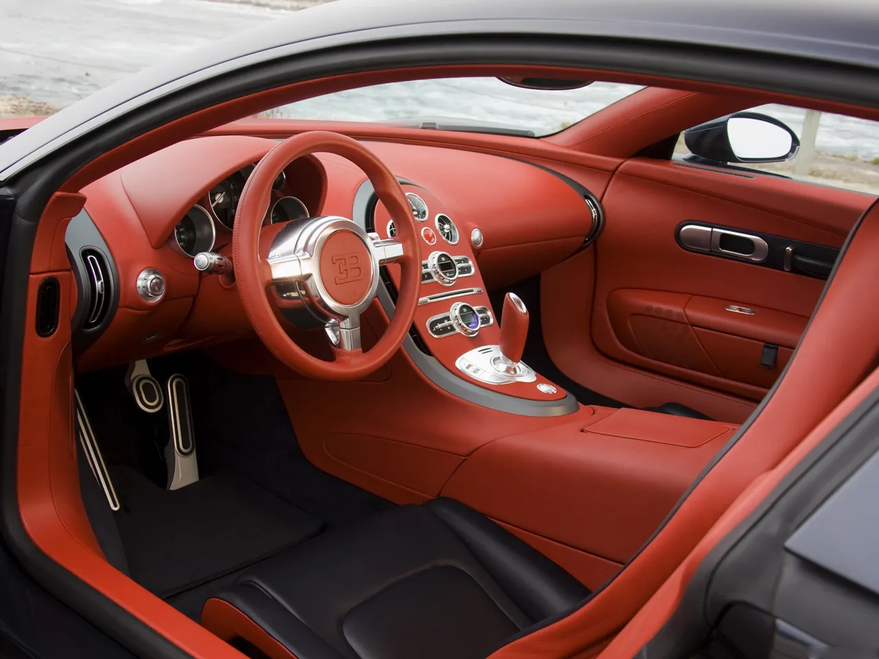 Bugatti Veyron Fbg par Hermes (2009) – interiér