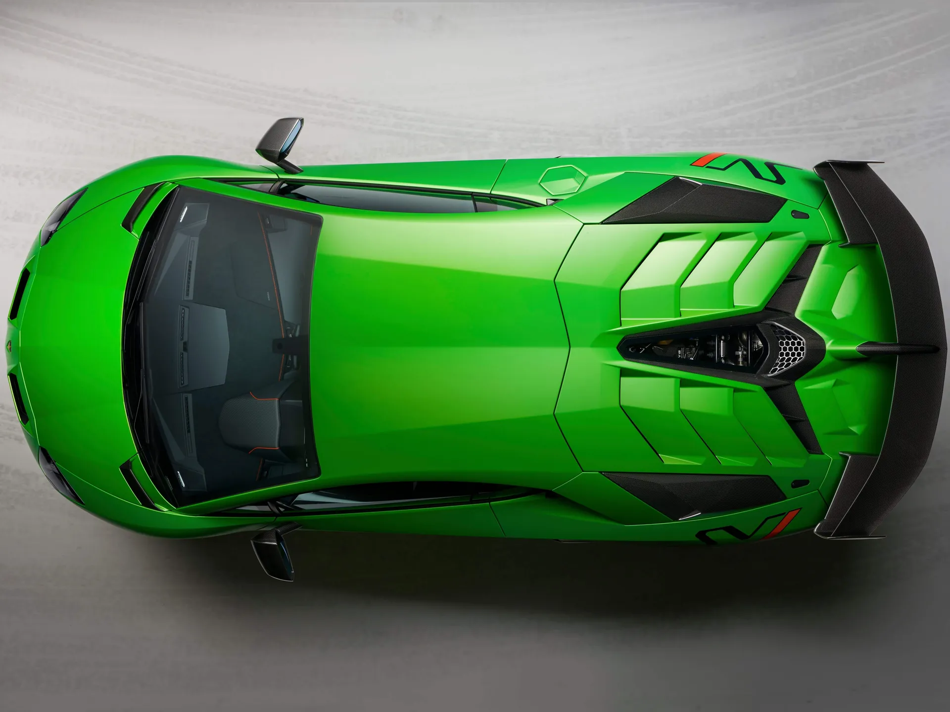Lamborghini Aventador SVJ (2019) – pohled shora