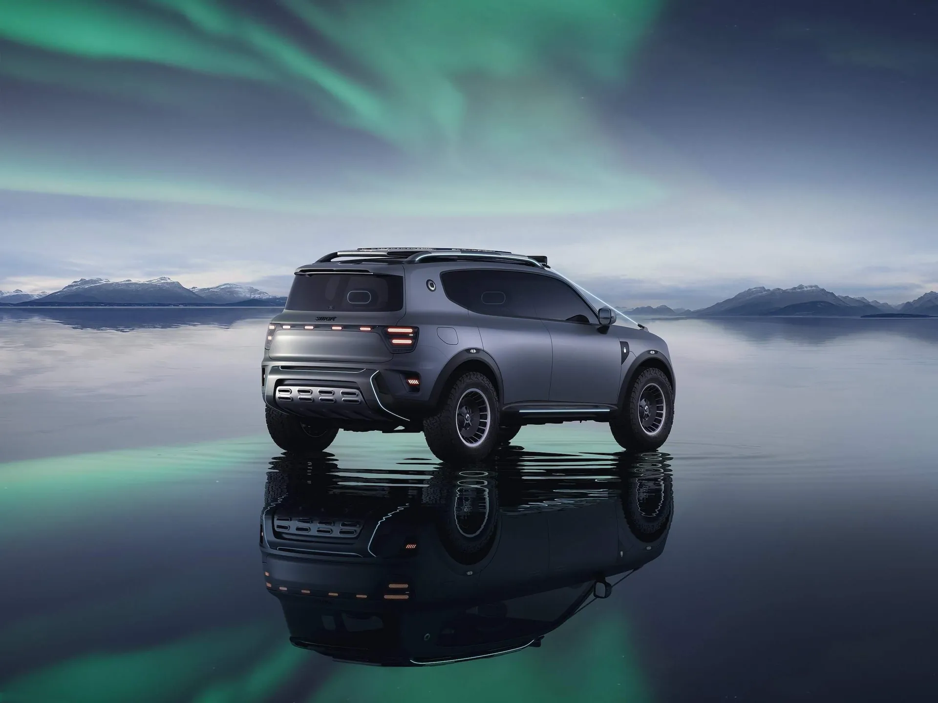 Smart 5 Concept (2024) – zadní tříčtvrteční pohled