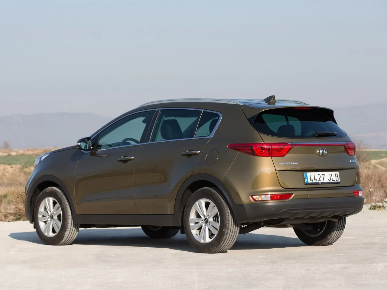 Kia Sportage (2016) – zadní tříčtvrteční pohled
