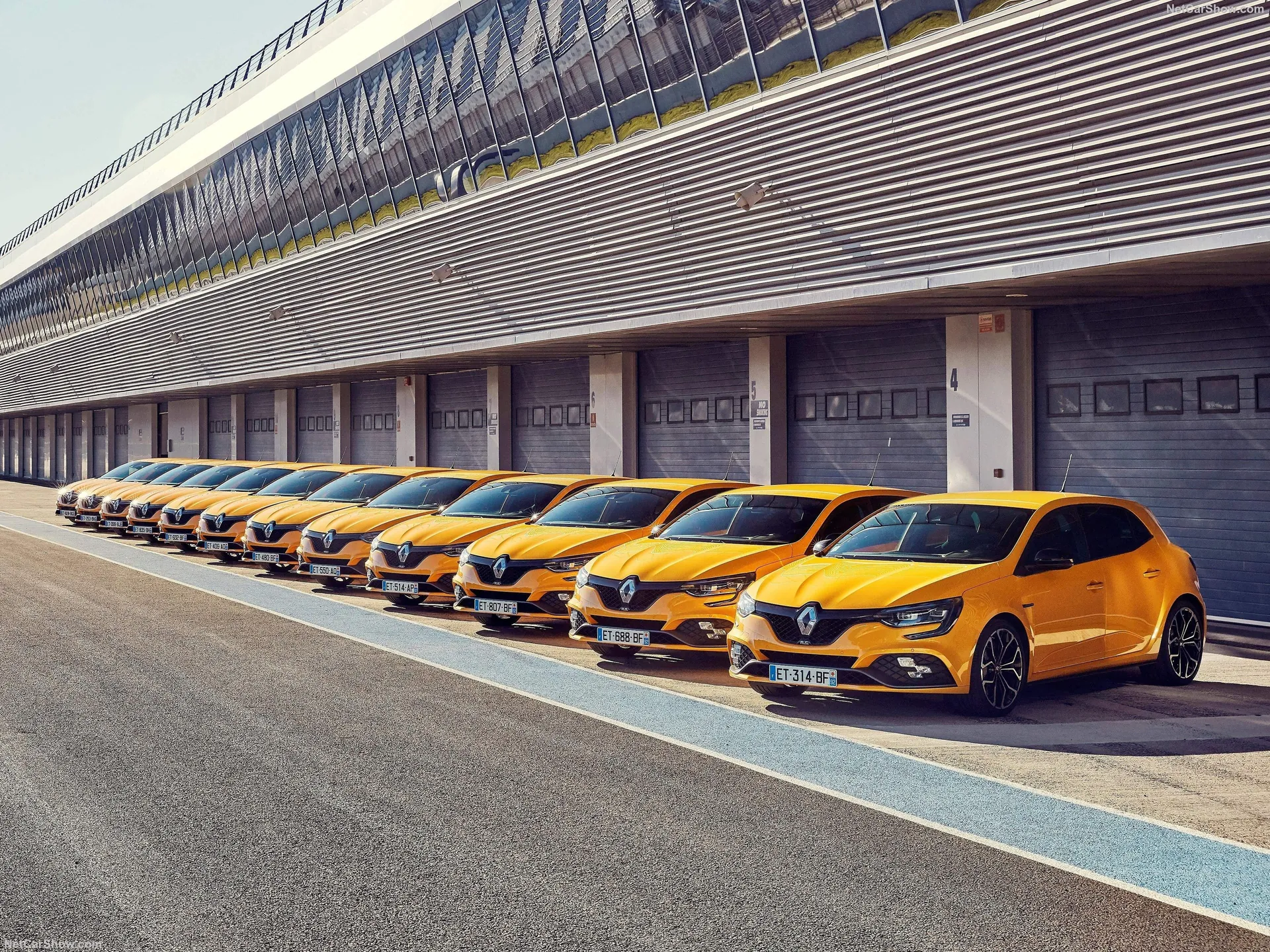 Renault Megane RS (2018) – skupinový snímek