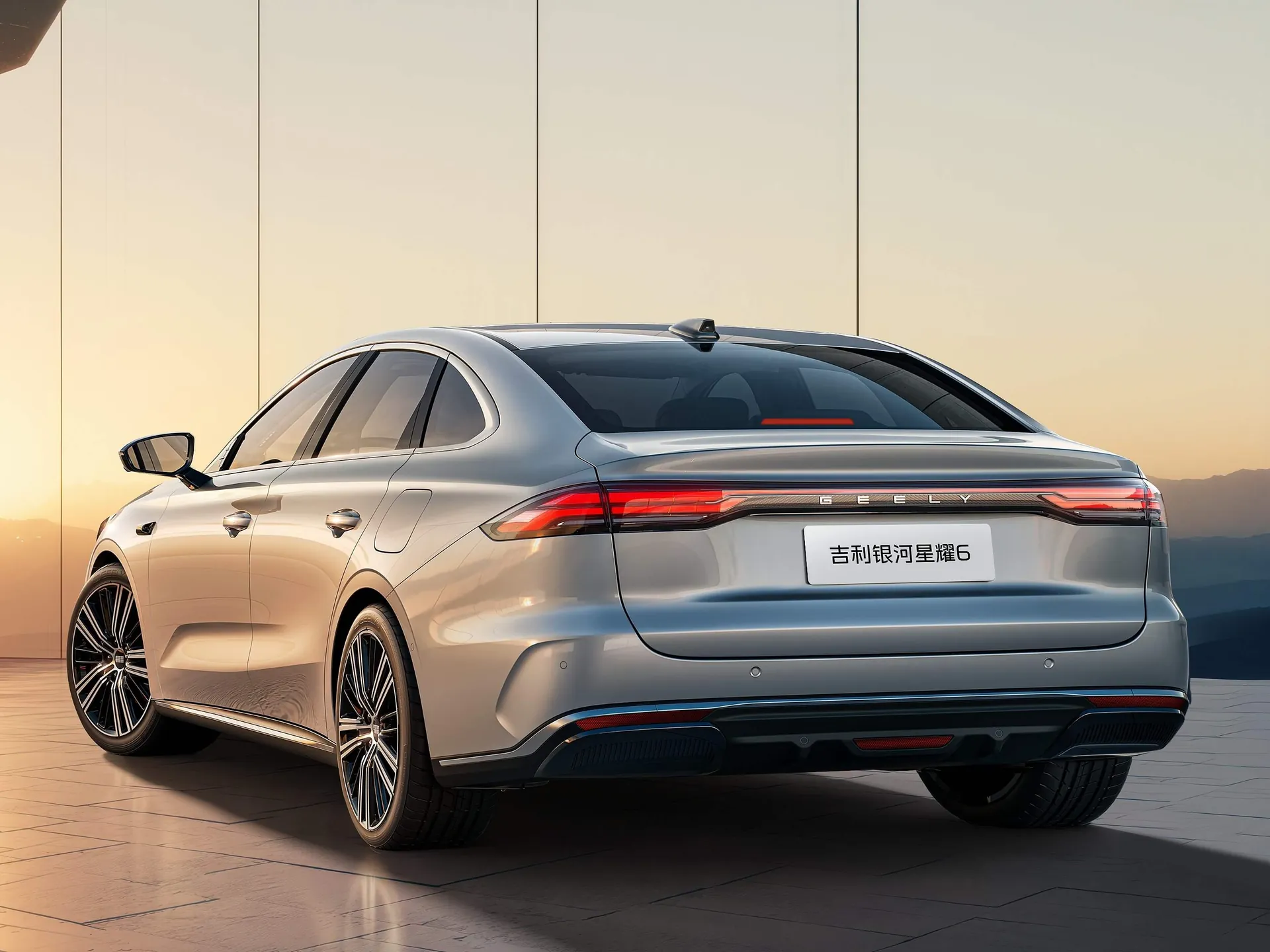 Geely Galaxy Starshine 6 (2026) – zadní tříčtvrteční pohled