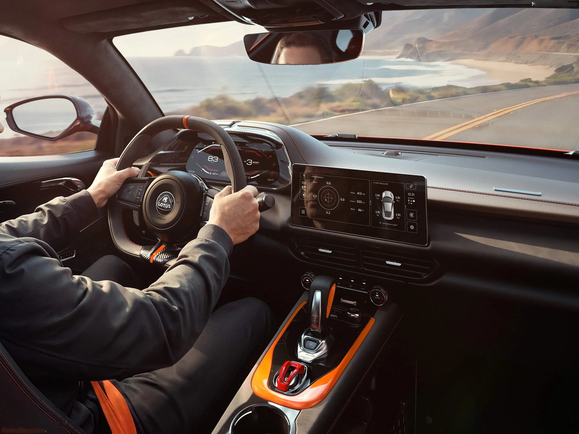Lotus Emira 420 Sport (2027) – interiér