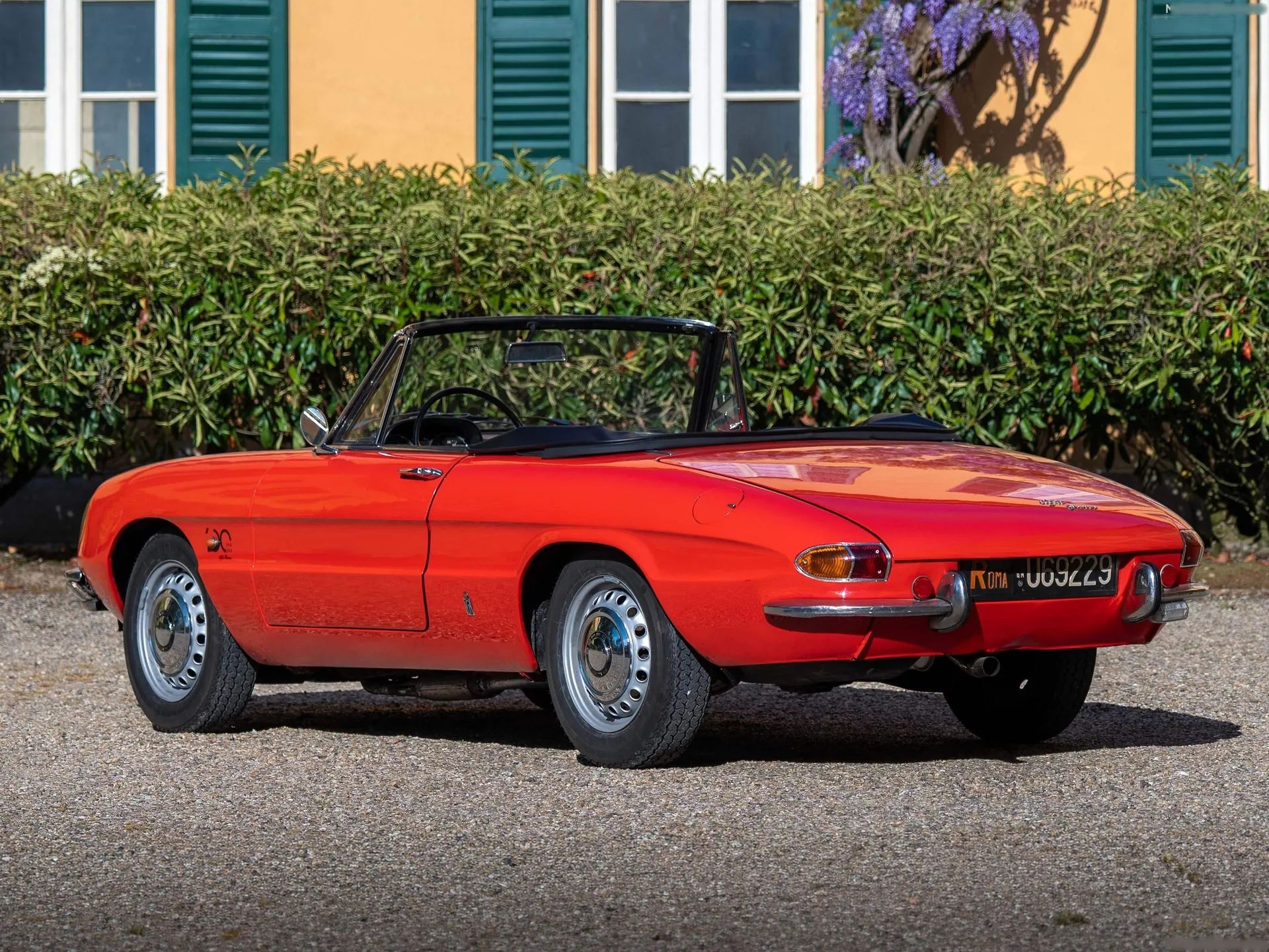 Alfa Romeo Spider (1967) – zadní tříčtvrteční pohled