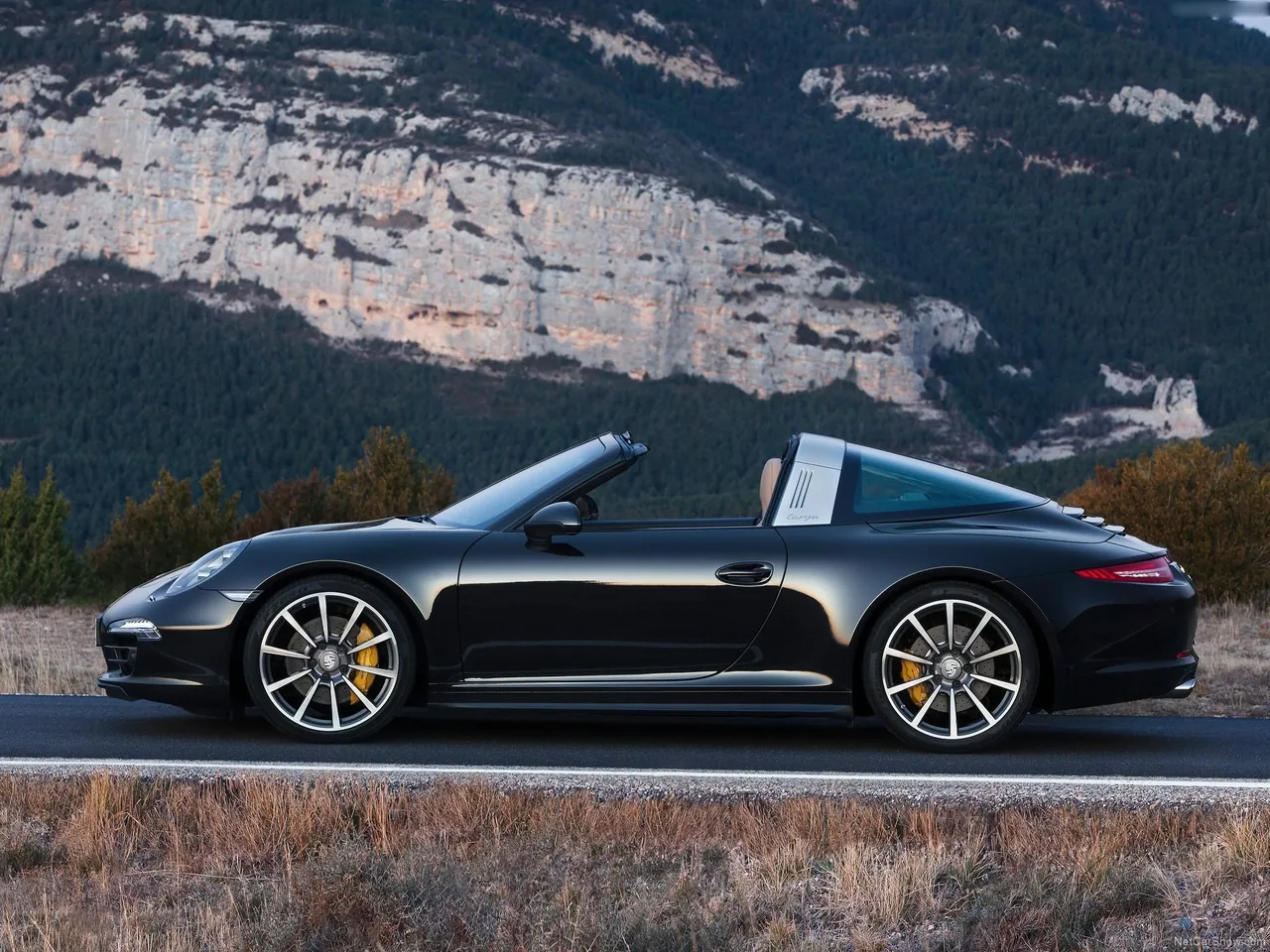 Porsche 911 Targa (2015) – boční profil