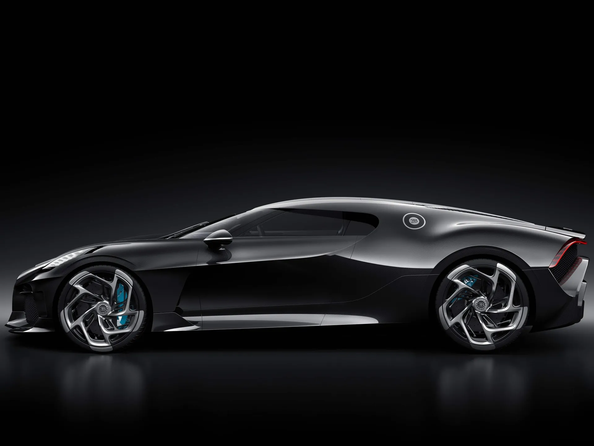 Bugatti La Voiture Noire (2019) – boční profil