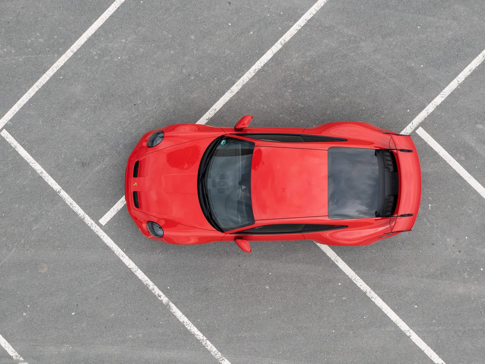 Porsche 911 GT3 (2022) - Top view