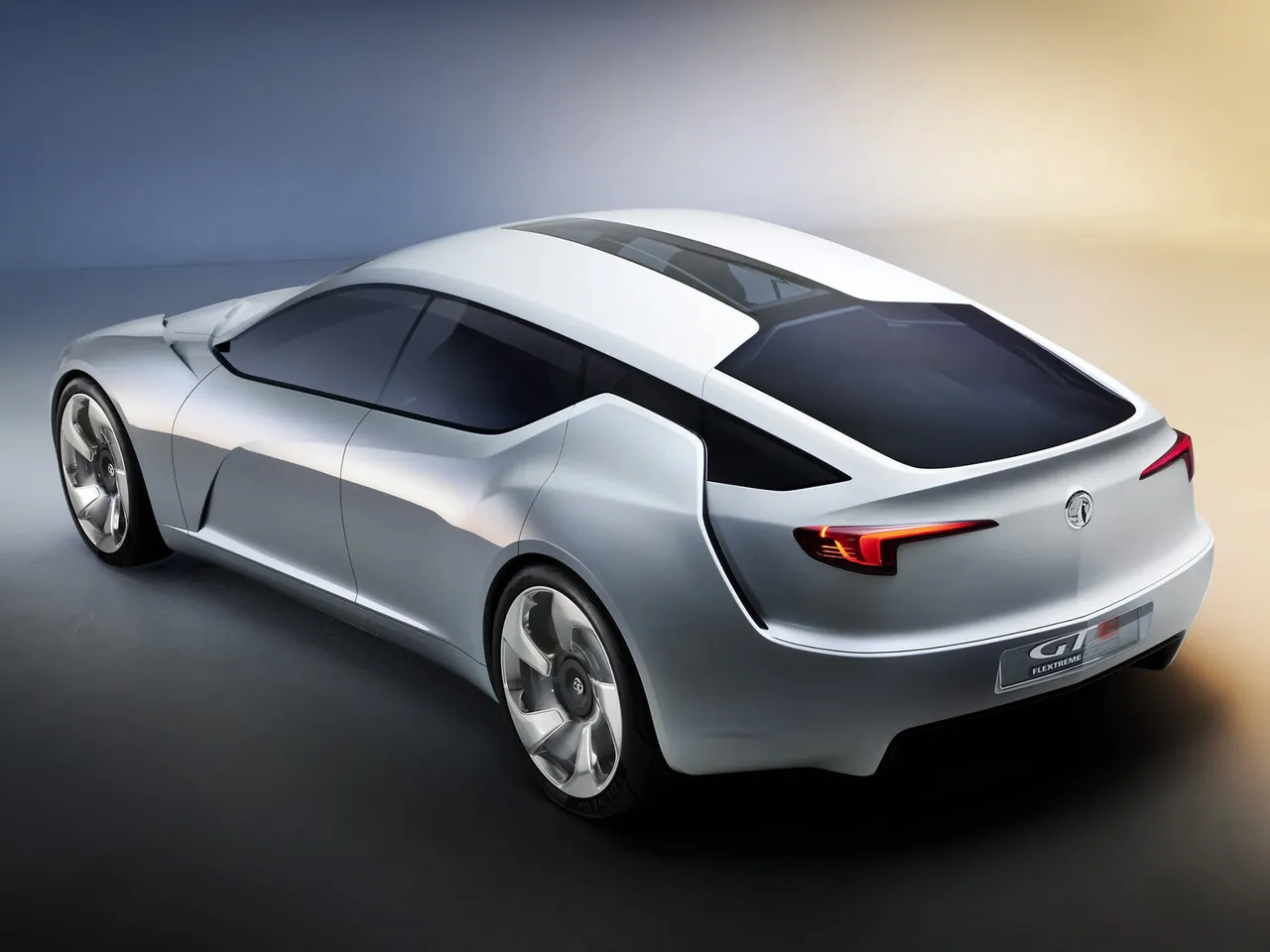 Opel Flextreme GT-E Concept (2010) – zadní tříčtvrteční pohled