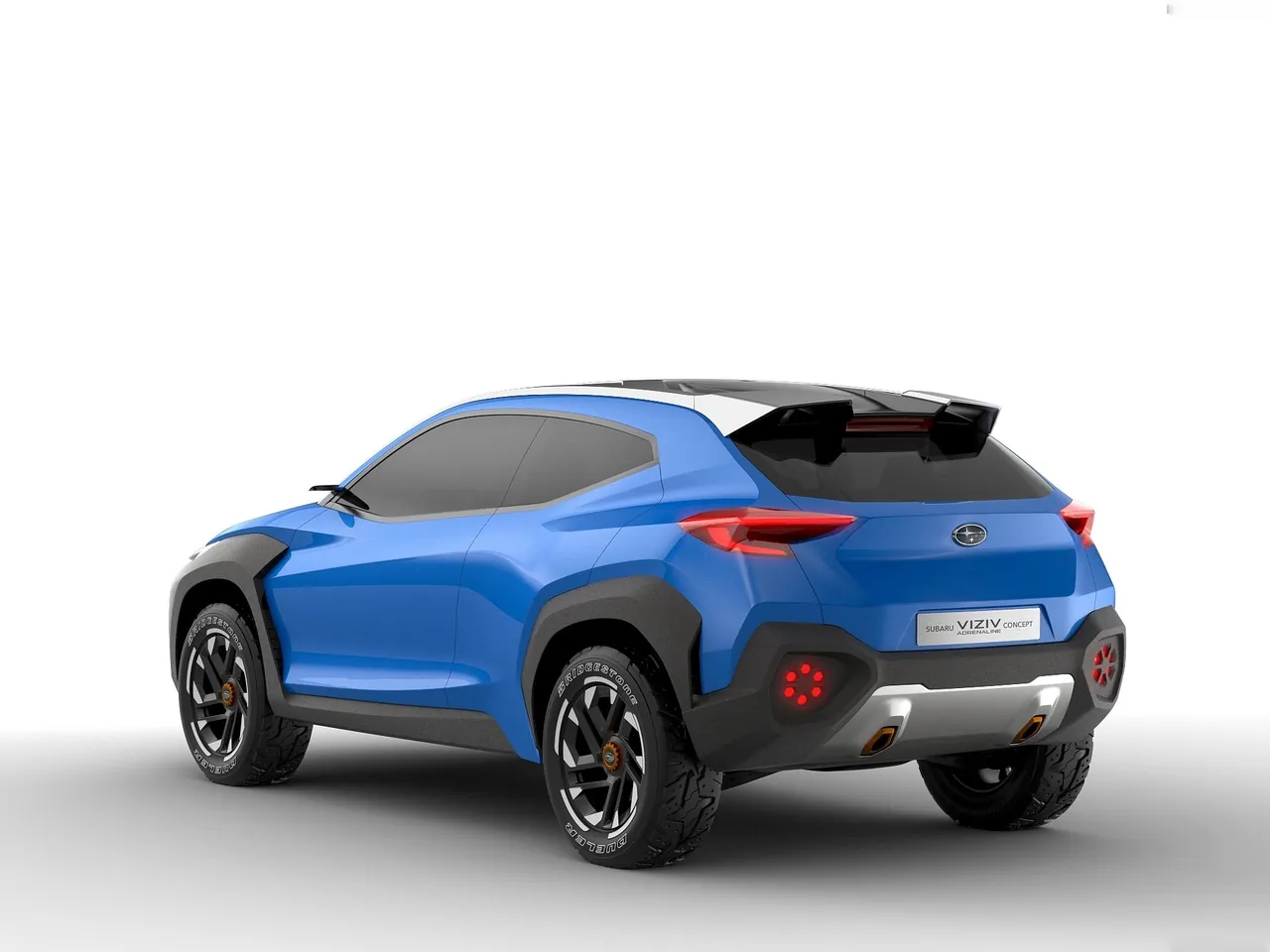 Subaru VIZIV Adrenaline Concept (2019) – zadní tříčtvrteční pohled