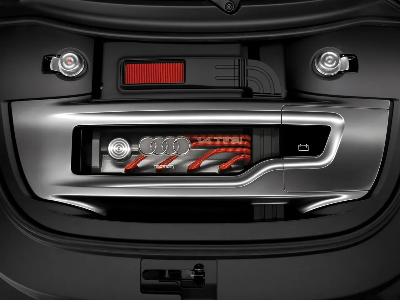 Audi metroproject quattro Concept (2007) – motorový prostor