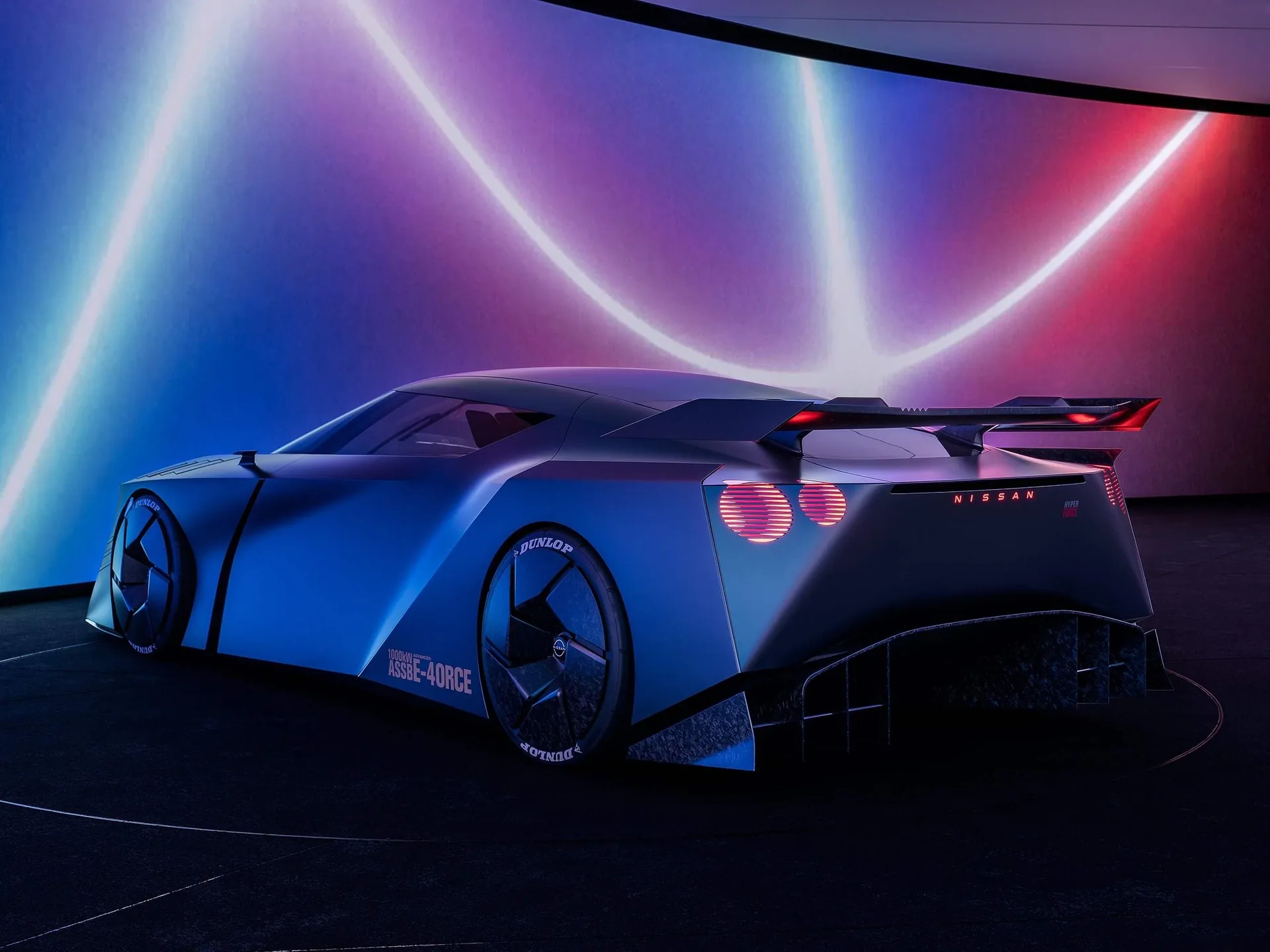 Nissan Hyper Force Concept (2023) – zadní tříčtvrteční pohled