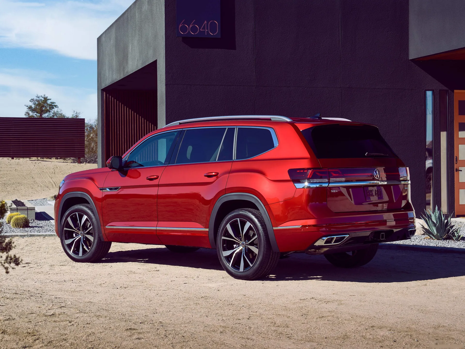 Volkswagen Atlas (2024) – zadní tříčtvrteční pohled