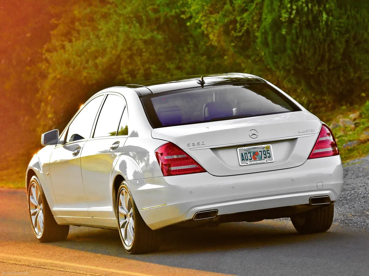 Mercedes-Benz S350 BlueTEC 4Matic (2012) - Rear Three-Quarter