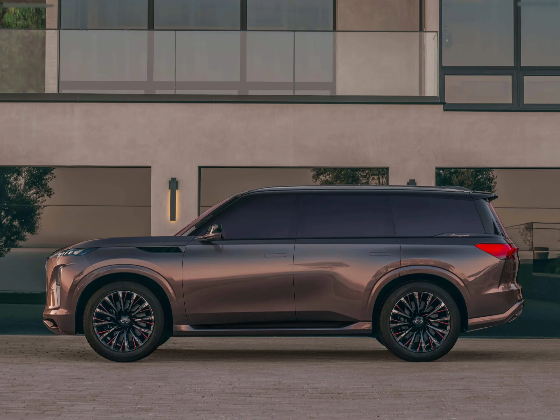 Infiniti QX Monograph Concept (2023) – boční profil