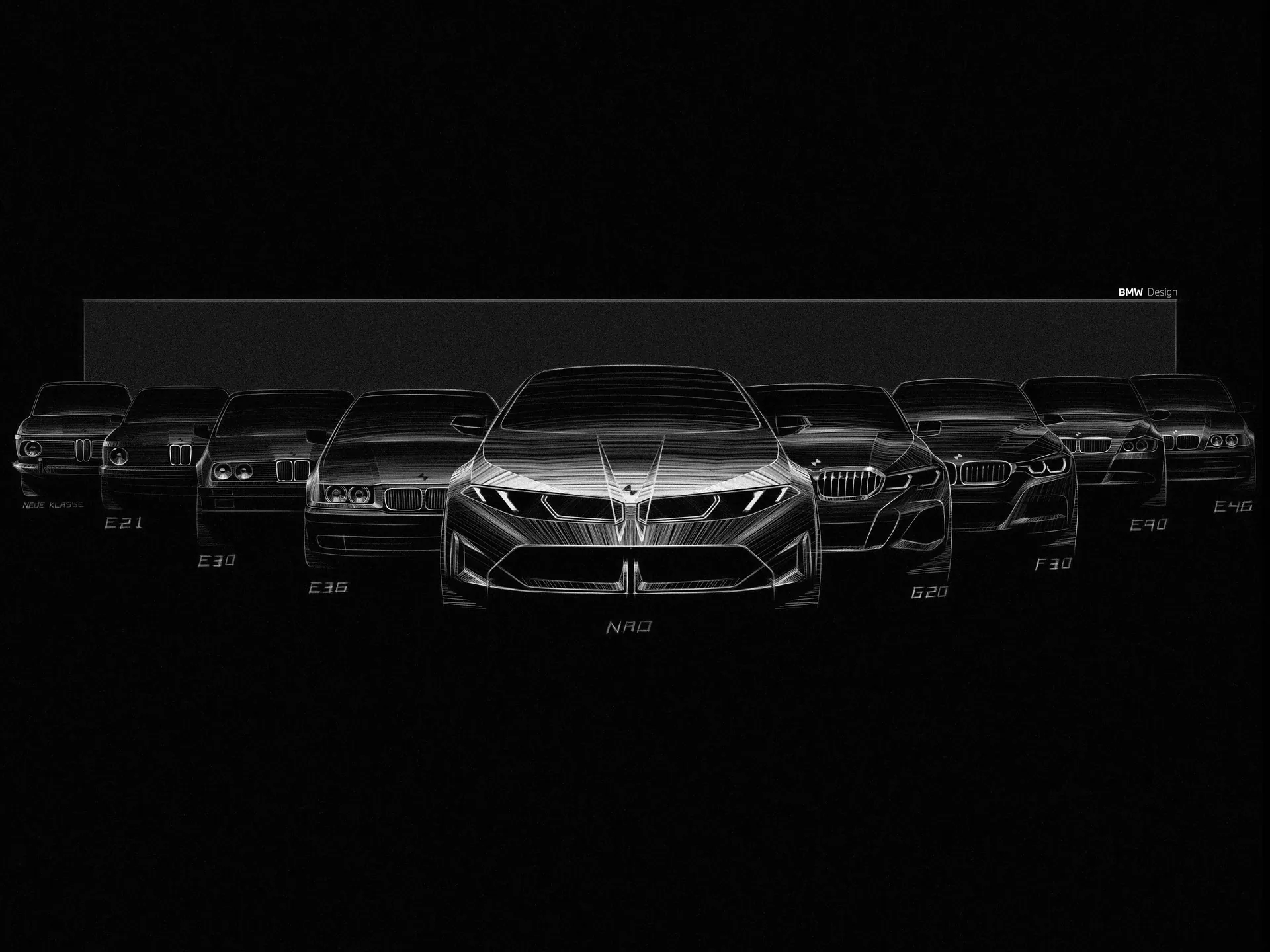 BMW i3 (2027) – designové skici