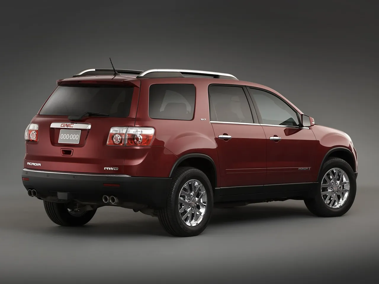 GMC Acadia (2007) – zadní tříčtvrteční pohled