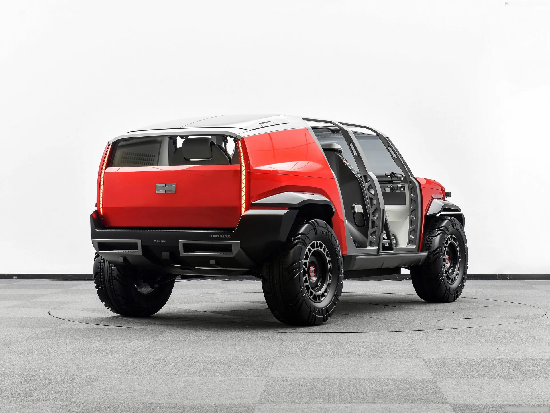BAIC Beijing Off-road ELMT Max Concept (2025) – zadní tříčtvrteční pohled