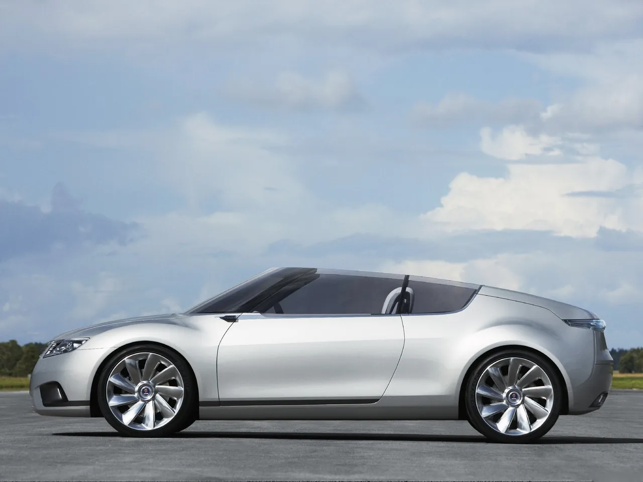 Saab 9-X Air BioHybrid Concept (2008) – boční profil