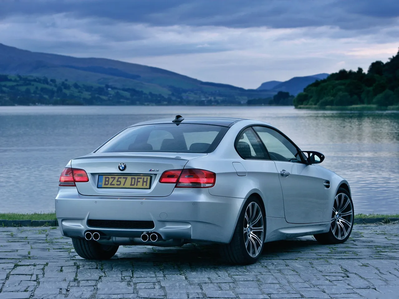 BMW M3 Coupe [UK] (2008) - Rear Three-Quarter