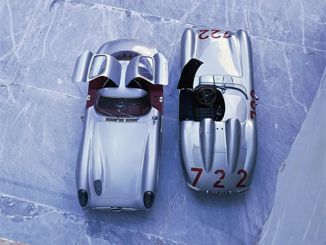 Mercedes-Benz 300 SLR (1955) - Top view
