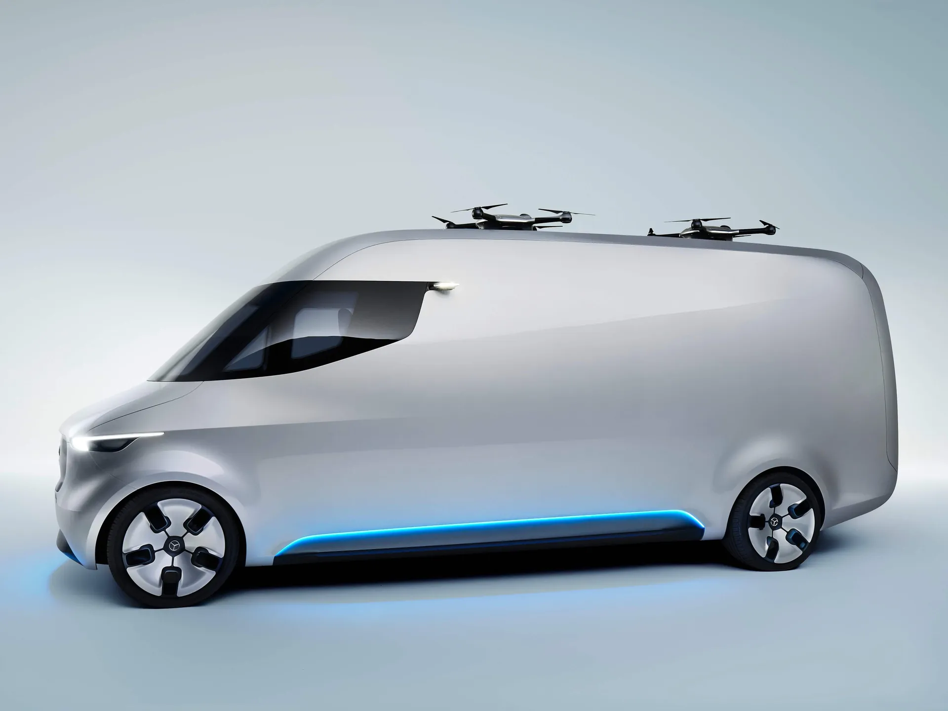Mercedes-Benz Vision Van Concept (2016) – boční profil